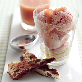 Rhubarb-Icecream Rhubarb Icecream