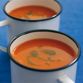 Red Pepper Soup from the Dairy Diary