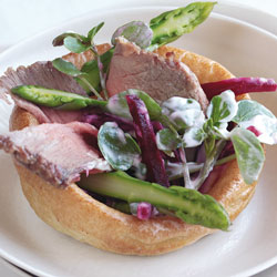 Mini Yorkshire Pudding Salads