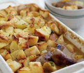 Suasage and Cider Casserole