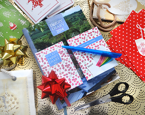 Dairy Diary Set 2014. The perfect Christmas Gift.