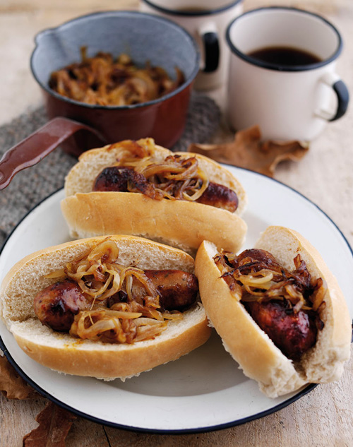 Bonfire Sausages from the Dairy Diary