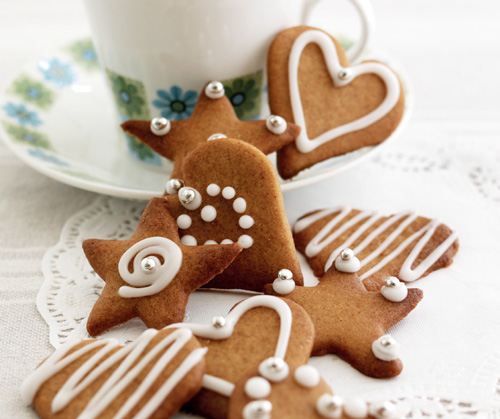 Dainty Iced Gingerbread