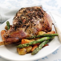 Simple roast lamb