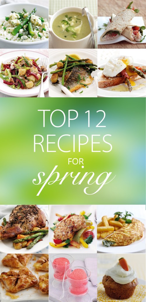 Top 12 recipes for spring
