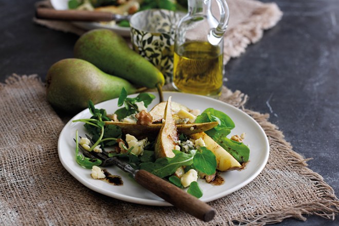 Caramelised Pear & Stilton Salad