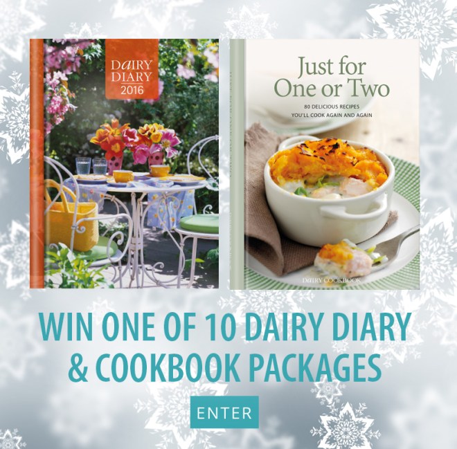 Win one of 10 Dairy Diary & Cookbook packages