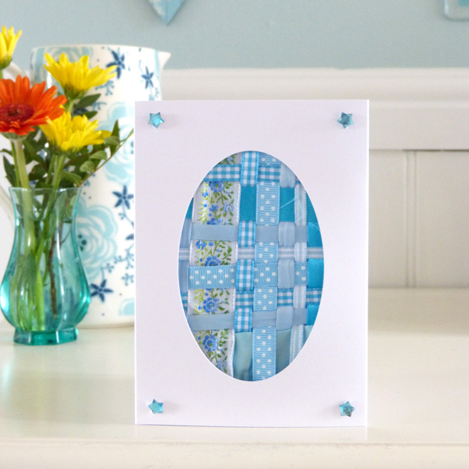 Woven Easter Card