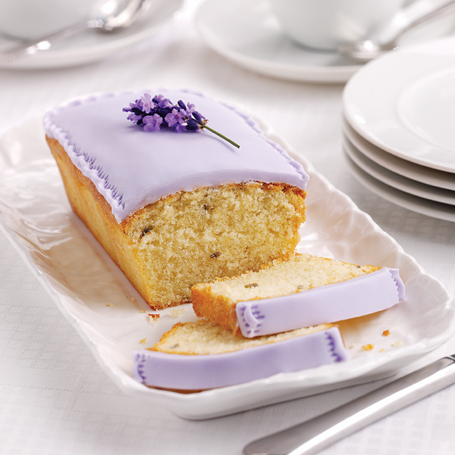 Iced Lavender Loaf