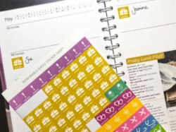 Memorable dates stickers