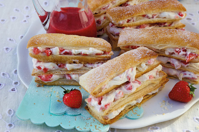 Strawberry Puffs recipe