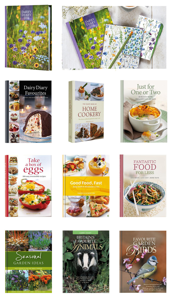 2018 Dairy Diary product range