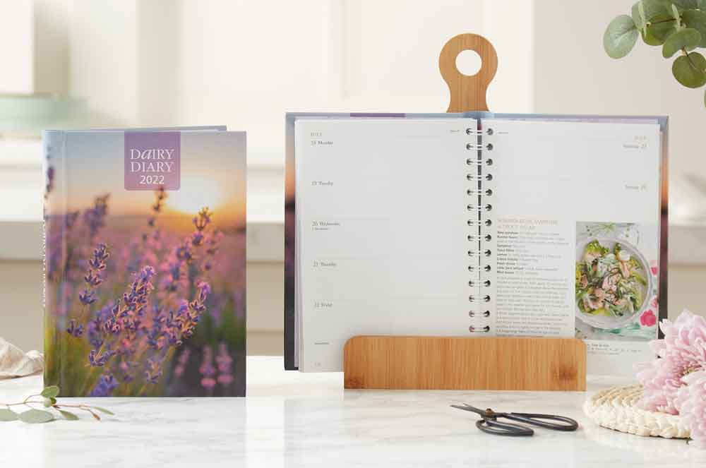 Dairy-Diary-2022-on-bookstand